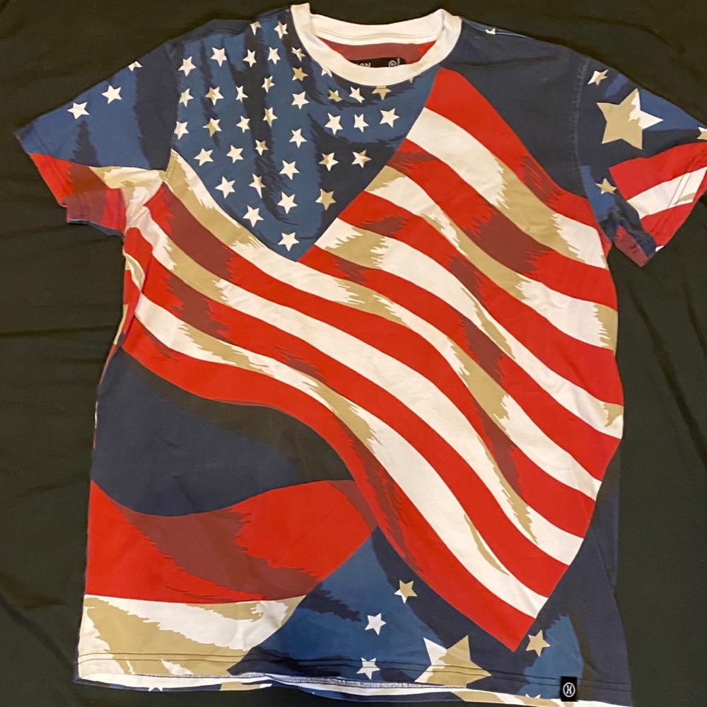 Hudson American Flag shirt